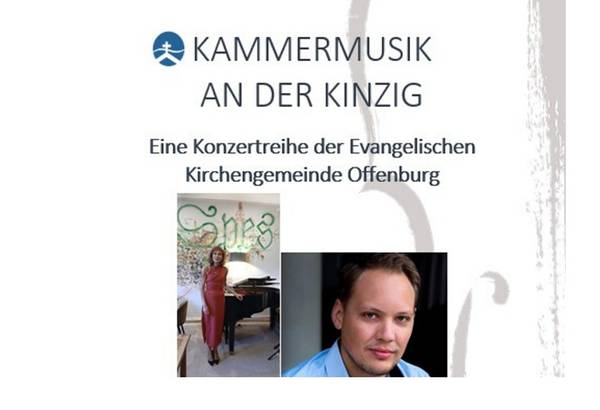 Plakatausschnitt mit Fotos von Daniela Tsekova und Damien Gastl
